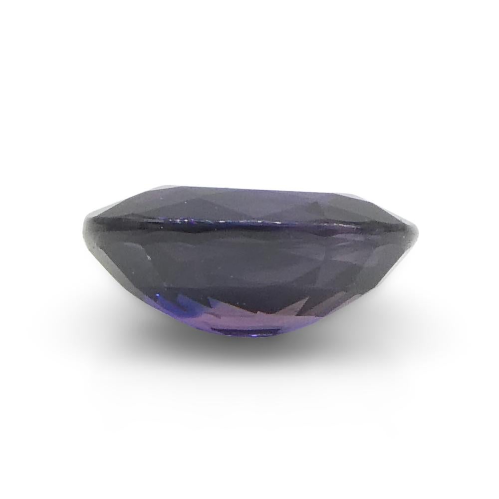 Saphir bleu ovale de 0,79 carat, non chauffé, de Madagascar en vente 8