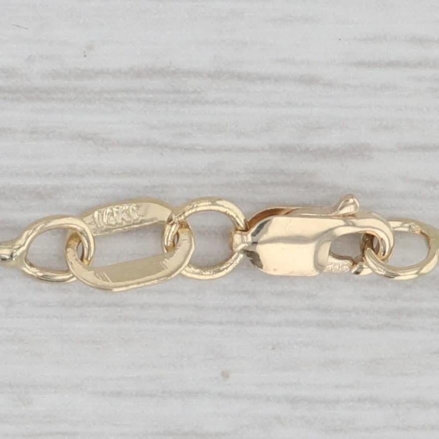 De las mujeres 0.79ctw Collar Colgante Diamante Alejandrita Verde Oro 14k 16