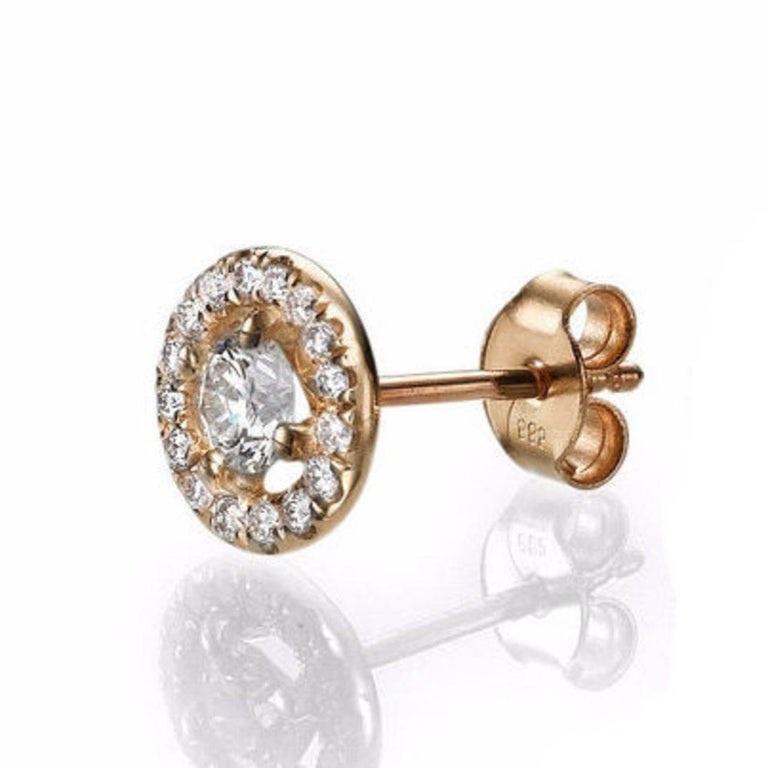 diamond earrings 0.8 carat