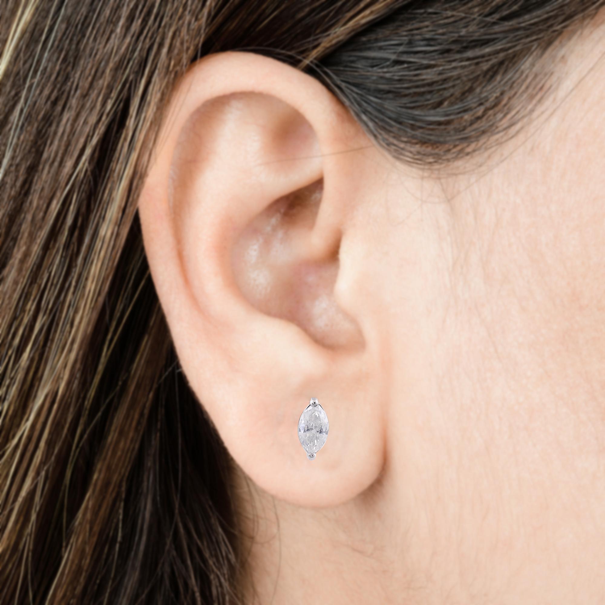 0.8 carat diamond earrings