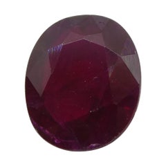 0.8 ct Oval Ruby Mozambique