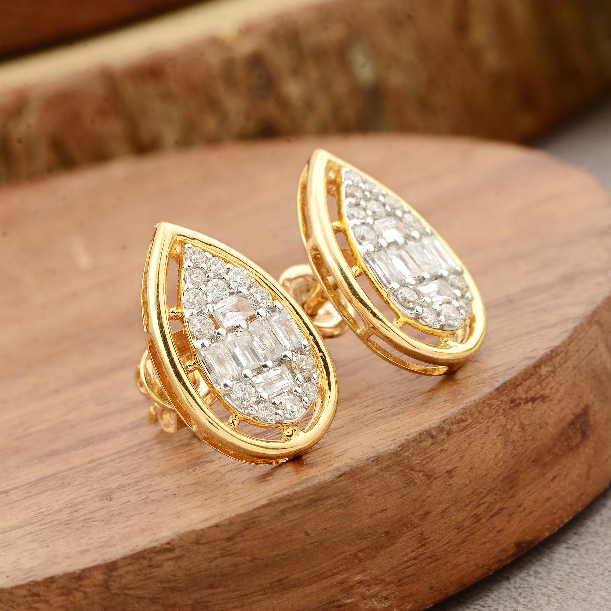 Item Code :- STE-1024B
Gross Wt. :- 3.21 gm
10k Yellow Gold Wt. :- 3.05 gm
Diamond Wt. :- 0.80 Ct. ( AVERAGE DIAMOND CLARITY SI1-SI2 & COLOR H-I )
Earrings Size :- 16 mm approx.
✦ Sizing
.....................
We can adjust most items to fit your