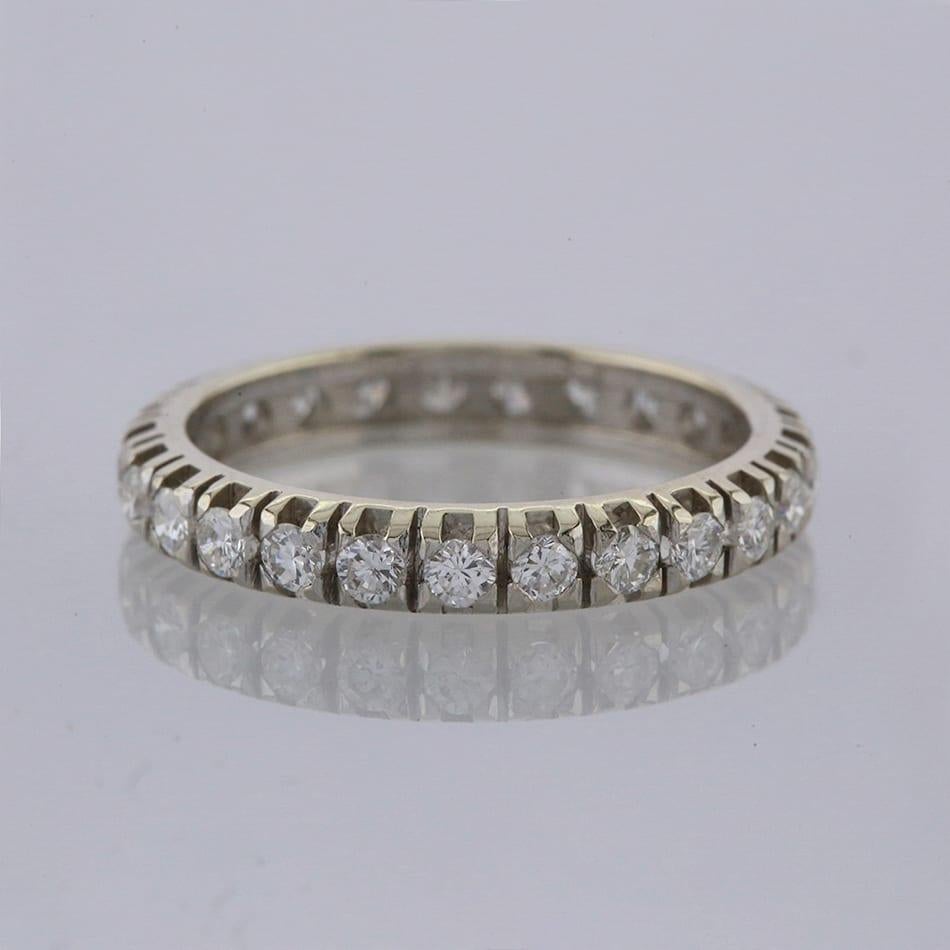 Brilliant Cut 0.80 Carat Diamond Eternity Ring Size N