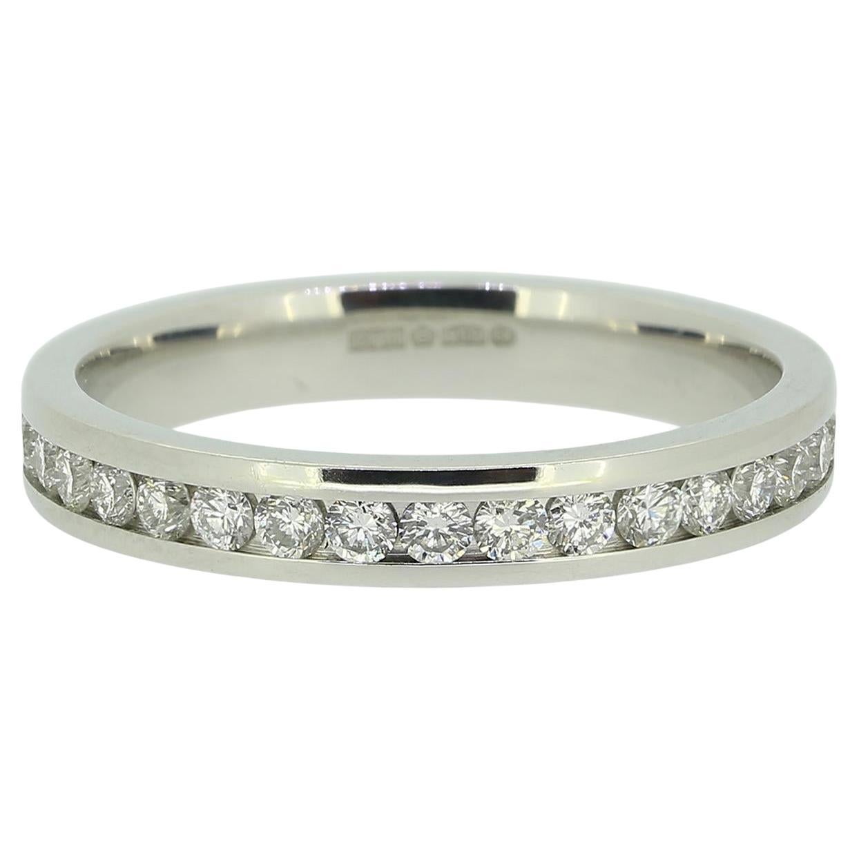 Anillo Eternidad Completa Diamante 0,80 Quilates Talla L 1/2