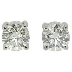 Boucles d'oreilles en diamant de 0,80 carat