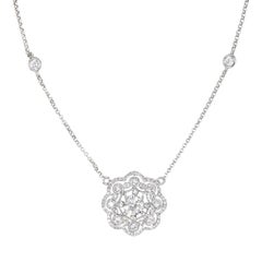 0.80 Carat Lace Diamond Pendant