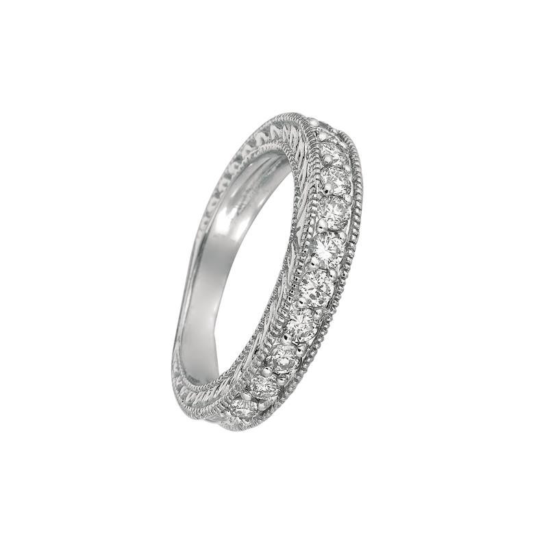 0.80 Ct Natural Round Cut Diamond Ring G SI 14K White Gold

100% Natural Diamonds, Not Enhanced in any way Diamond Band
0.80CT
G-H
SI
14K White Gold Pave style 4.70 grams
3 mm in width
Size 7
12 diamonds

R6587WD

ALL OUR ITEMS ARE AVAILABLE TO BE