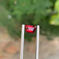 0.80 Carat Natural Loose Burmese Spinel Trapezoid Shape Gemstone
