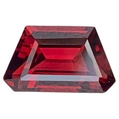 0.80 Carat Natural Loose Burmese Spinel Trapezoid Shape Gemstone