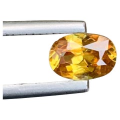 0.80 Carat Natural Loose Titanite Oval Shape Gem For Ring