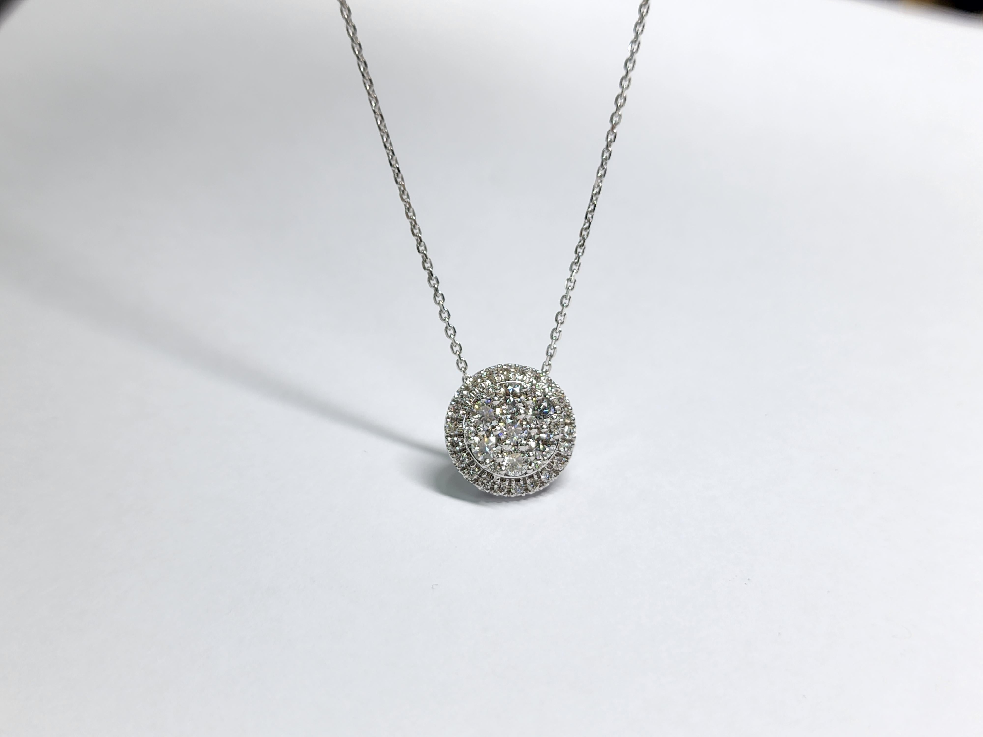 0.80CT Diamonds Neacklace For Sale 4