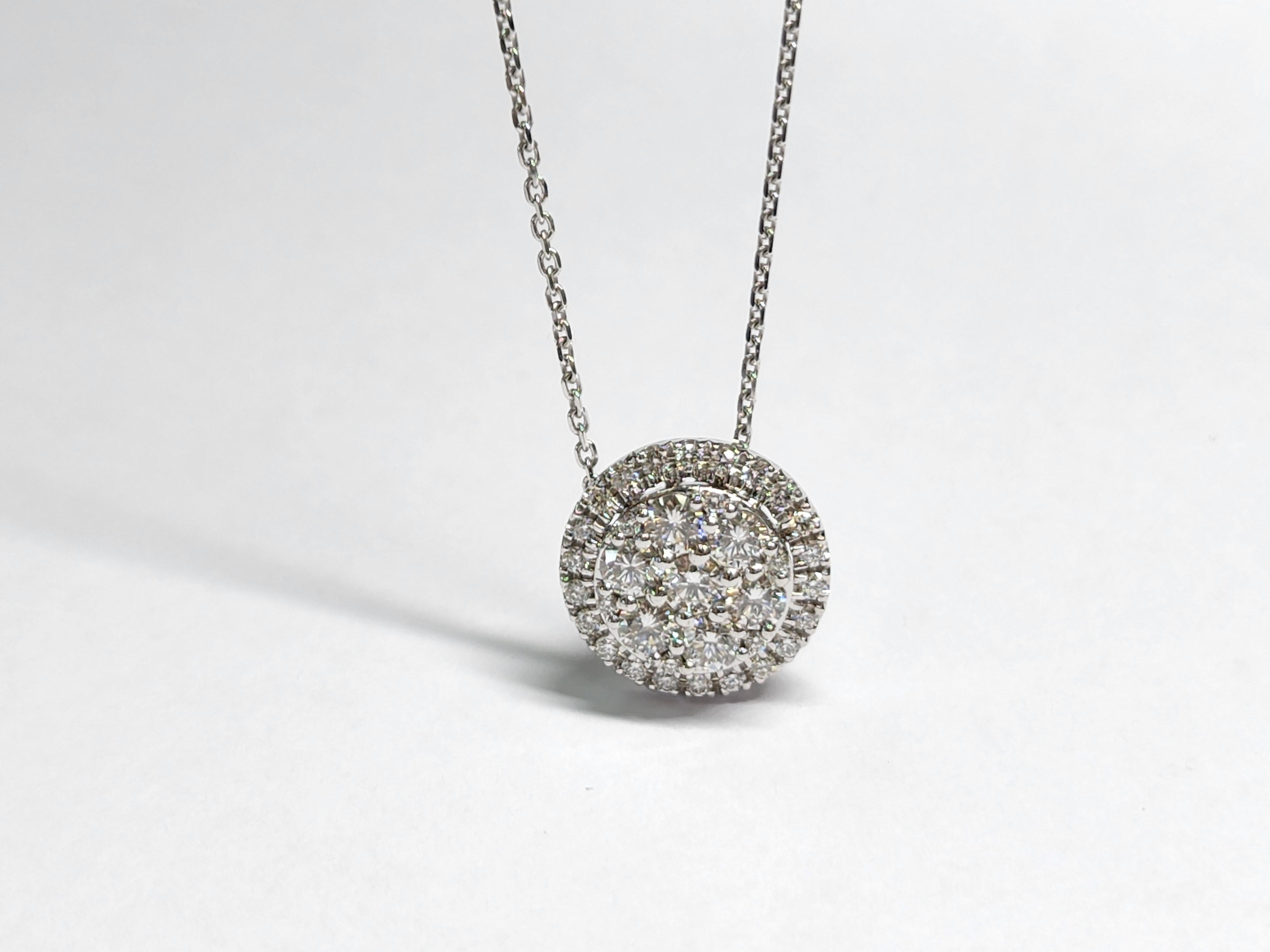 Modern 0.80CT Diamonds Neacklace For Sale