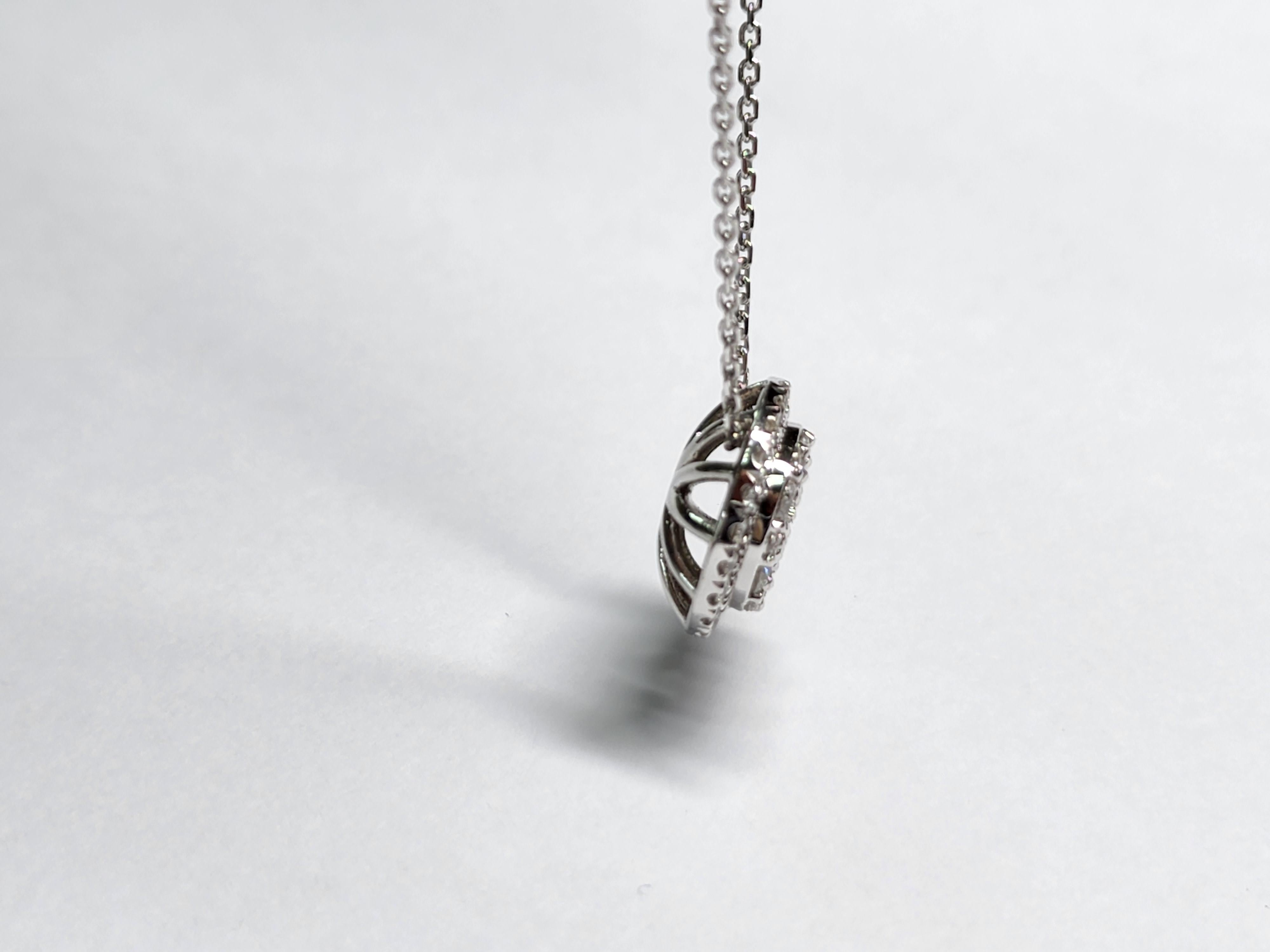 0.80CT Diamonds Neacklace In New Condition For Sale In רמת גן, IL