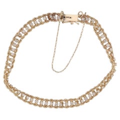 0.80ctw Diamond Tennis Bracelet 14k Yellow Gold 6.75" 5.2mm