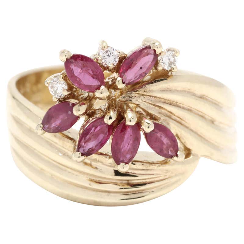 Customizable New Le Vian Diamond Ring, 14k White Gold Bypass 1.04ctw ...