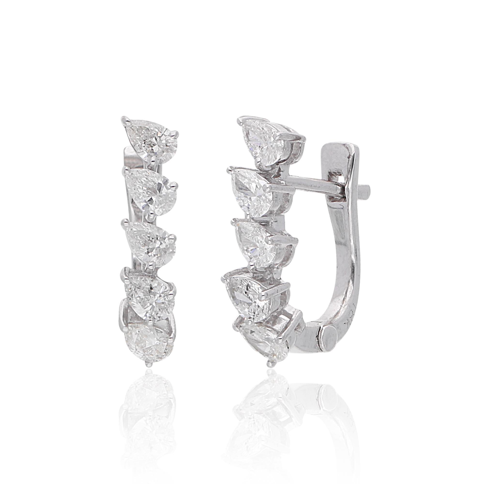 Cast from 18-karat gold, these exquisite earrings are handset with 0.81 carats of sparkling diamonds.

FOLLOW SPECTRUM JEWELS storefront to view the latest collection & exclusive pieces. Spectrum Jewels is proudly rated as a Top Seller on 1stdibs