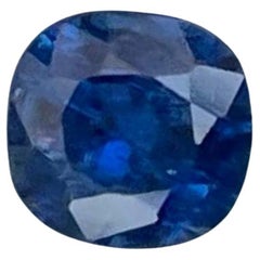 0.81 carats Blue Sapphire Stone Cushion Cut Natural Sri Lankan Gemstone