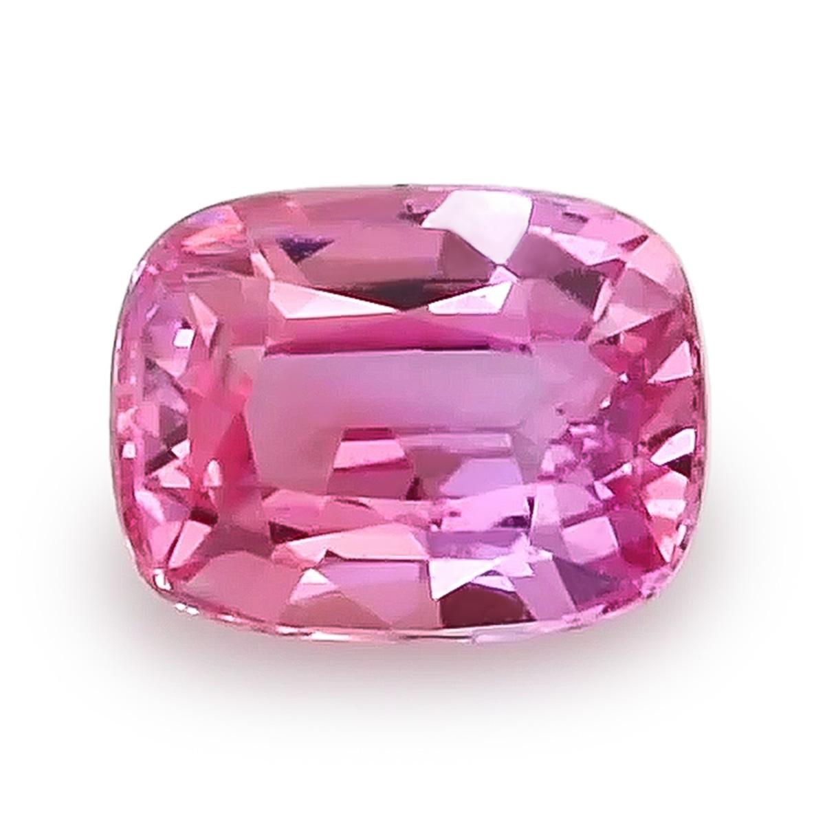 Natürlicher rosa Saphir Edelstein 0.81 Karat / JupiterGem im Zustand „Neu“ im Angebot in Los Angeles, CA