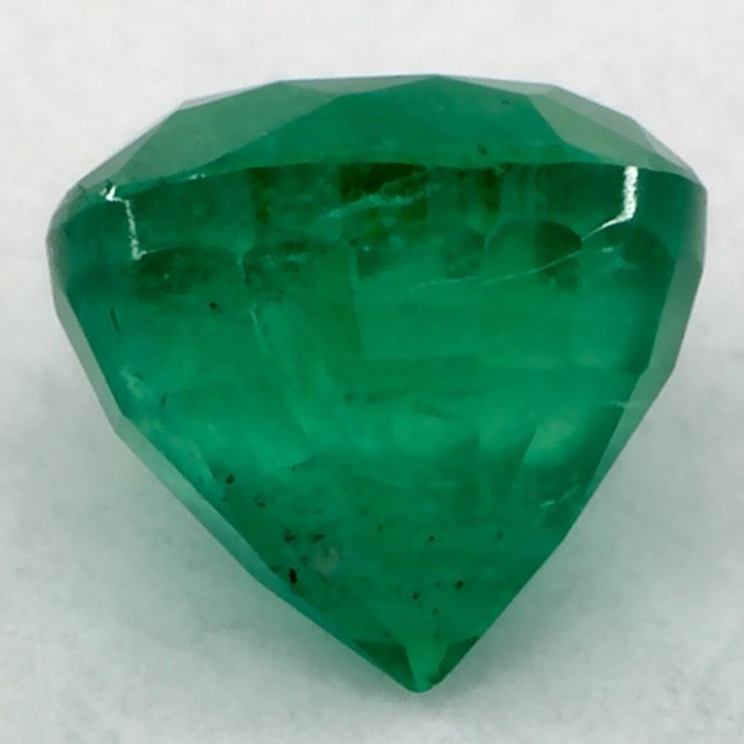 0.81 Ct Smaragd Runde Lose Edelstein im Zustand „Neu“ im Angebot in Fort Lee, NJ
