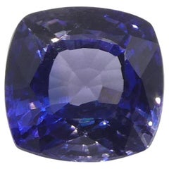 0.81ct Square Cushion Blue Sapphire from East Africa, Unheated