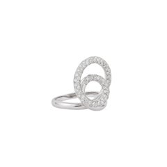 Sunita Nahata Diamond 0.82ct. Fancy Ring in 18Karat White Gold.