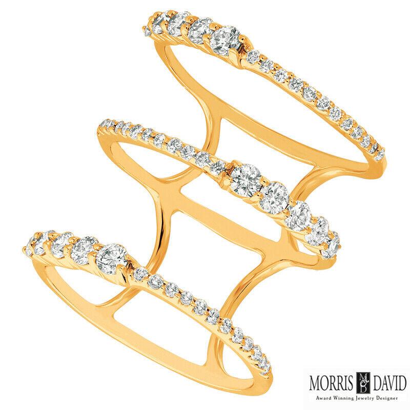 100% Natural Diamonds, Not Enhanced in any way Round Cut Diamond Ring
0.82CT
G-H 
SI  
14K White Gold,  Prong style,   3.4 grams
3/16 inch in width
Size 7
51 Diamonds

R7164WD
ALL OUR ITEMS ARE AVAILABLE TO BE ORDERED IN 14K WHITE, ROSE OR YELLOW