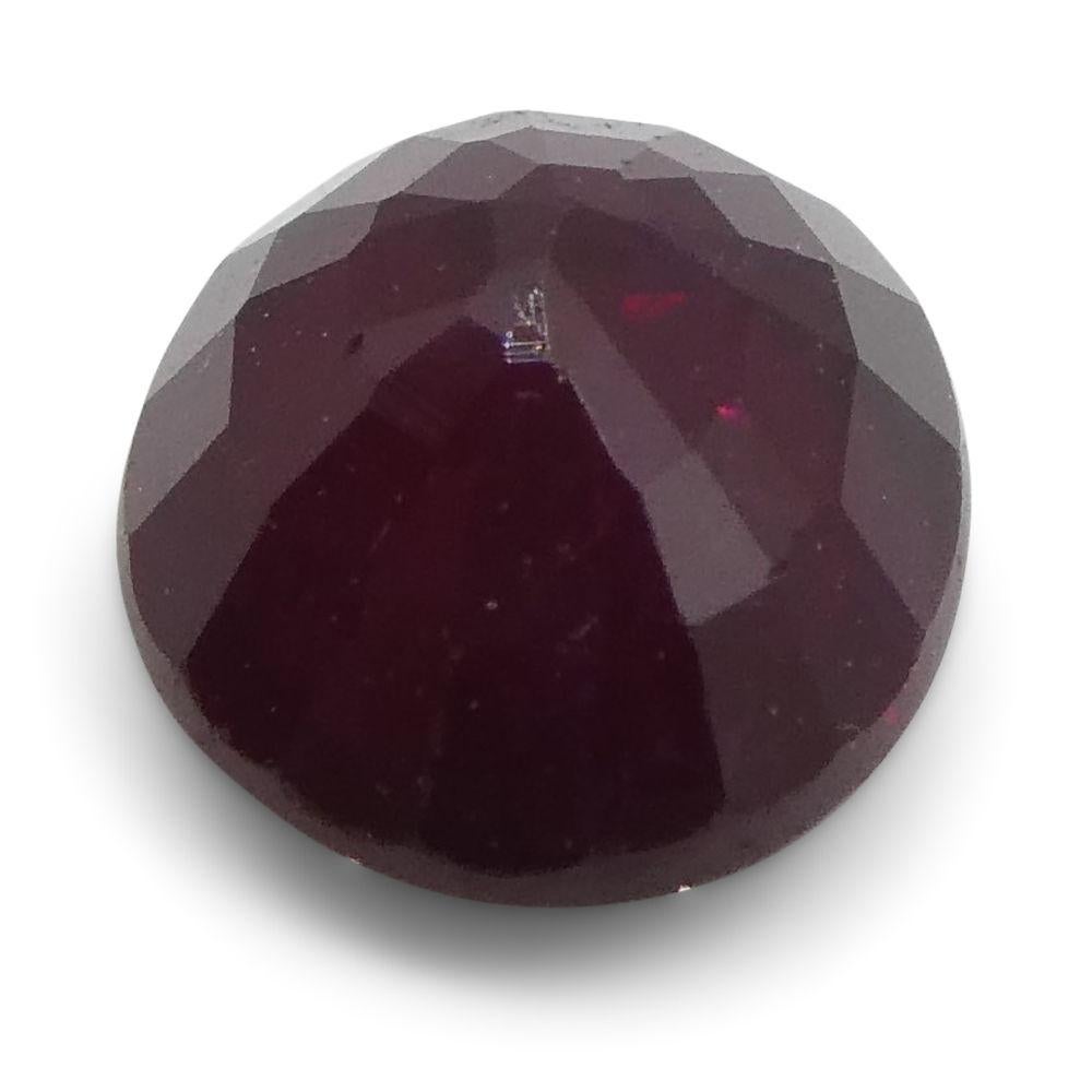 Oval Cut 0.82 ct Oval Ruby Mozambique For Sale