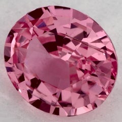 0.82 Ct Pink Sapphire Oval Loose Gemstone