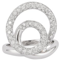 Sunita Nahata Diamant 0,82ct. Fancy Ring aus 18 Karat Weißgold.