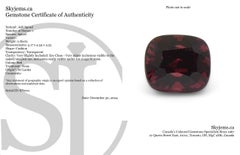 0.82ct Cushion Red Jedi Spinel from Sri Lanka