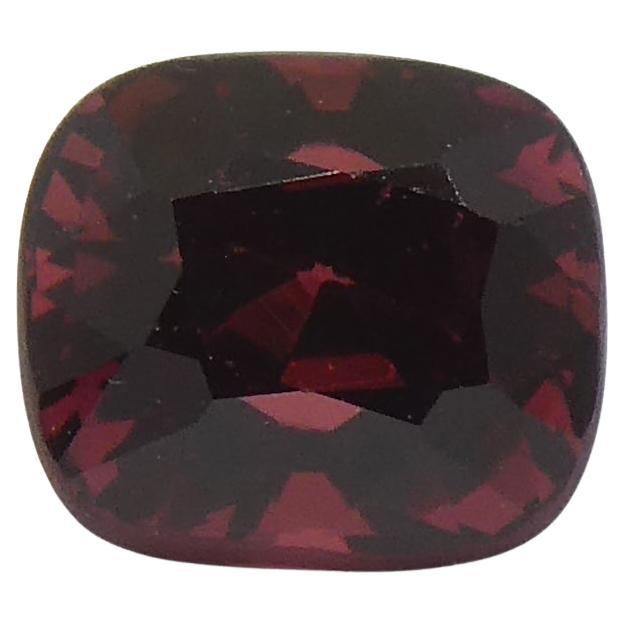 0.82ct Cushion Red Jedi Spinel from Sri Lanka For Sale