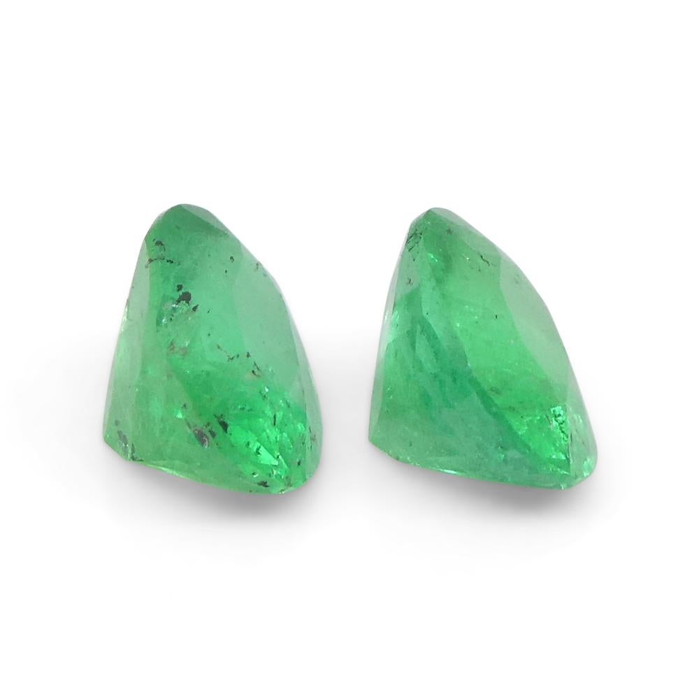0.82 Karat Oval Grüner Smaragd aus Kolumbien im Angebot 2