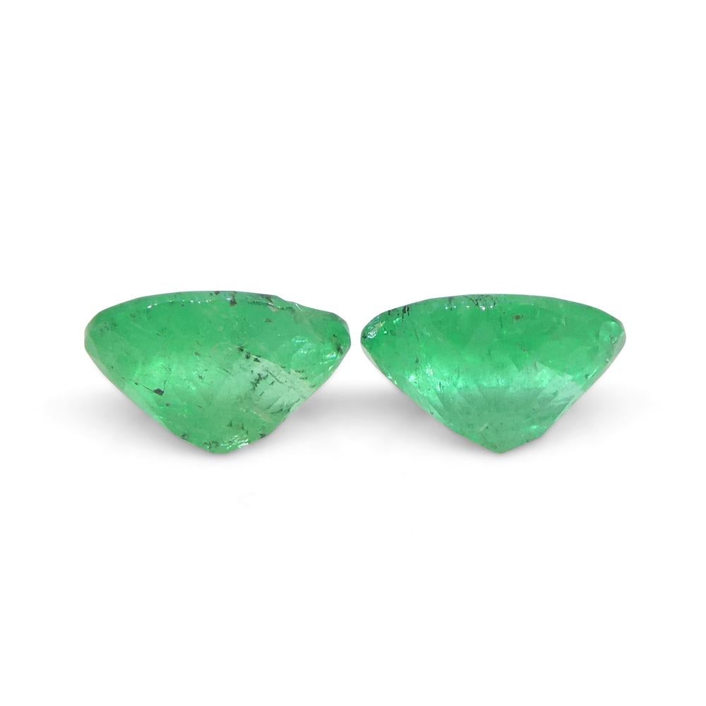 0.82 Karat Oval Grüner Smaragd aus Kolumbien im Angebot 3