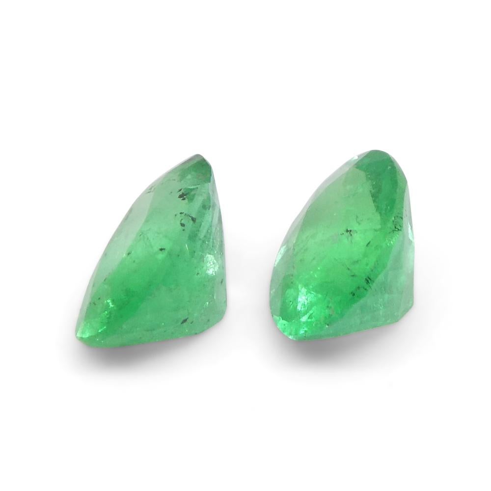 0.82 Karat Oval Grüner Smaragd aus Kolumbien im Angebot 4