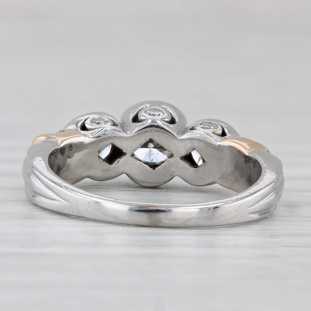 Gemstone Information:
- Natural Diamond -
Carats - 0.343ct 
Cut - Round Brilliant
Color - H
Clarity - SI2 

- Natural Diamonds -
Total Carats - 0.34ctw
Cut - Round Brilliant
Color - H - I
Clarity - SI2 - I1

- Natural Diamonds -
Total Carats -