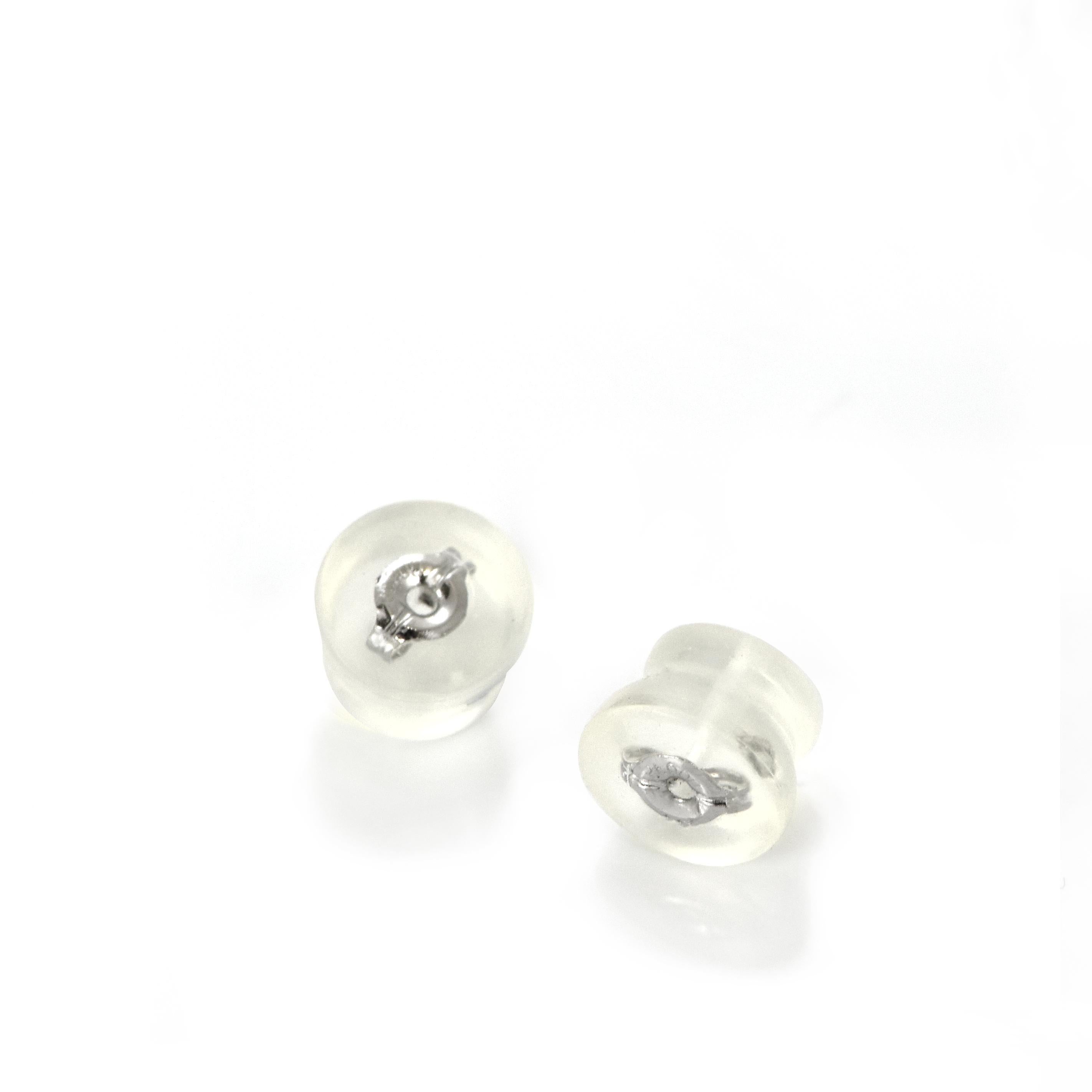 0.83 Carat Natural Burmese Ruby and Diamond Stud Earrings Made in 18 Karat Gold For Sale 1