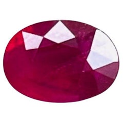 0.83 Ct GIA Certified  Unheated Burma Natural Ruby Pigeon Blood Color eyes clean