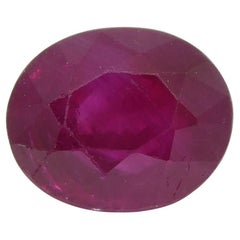 0.83 ct Ovaler Rubin Birma