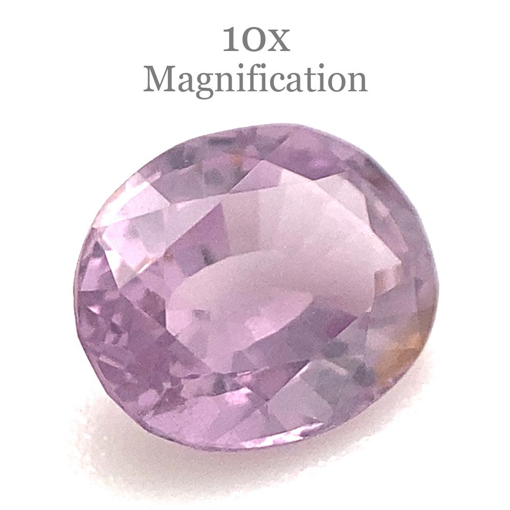 0.83ct Oval Lavender Purple Spinel from Sri Lanka Unheated For Sale 6
