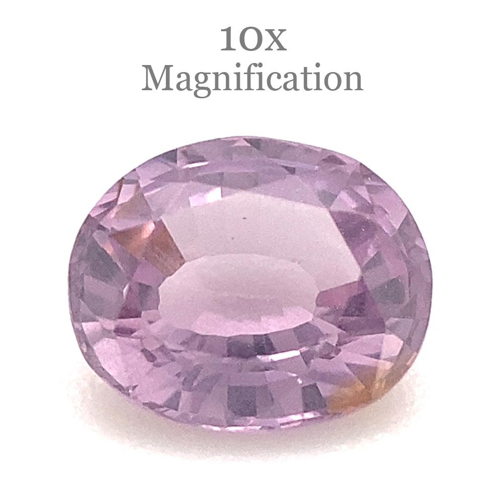 0.83ct Oval Lavender Purple Spinel from Sri Lanka Unheated For Sale 8