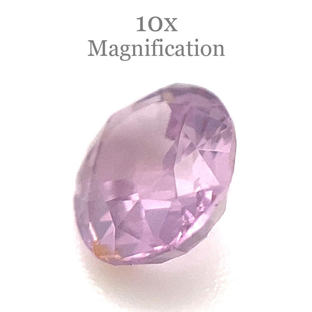 Brilliant Cut 0.83ct Oval Lavender Purple Spinel from Sri Lanka Unheated For Sale