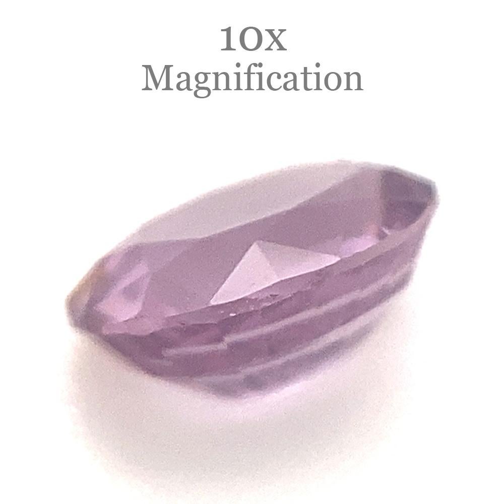 Women's or Men's 0.83ct Oval Lavender Purple Spinel from Sri Lanka Unheated For Sale