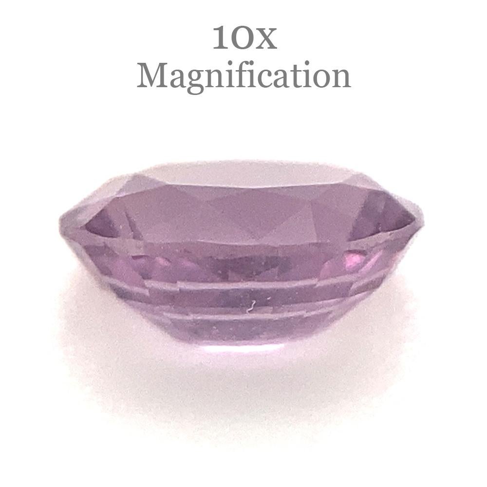 0.83ct Oval Lavender Purple Spinel from Sri Lanka Unheated For Sale 1