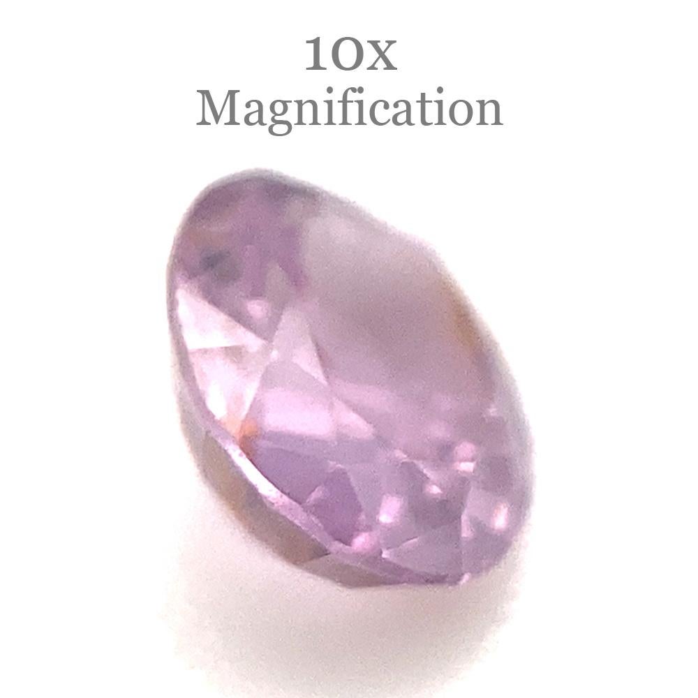 0.83ct Oval Lavender Purple Spinel from Sri Lanka Unheated For Sale 4