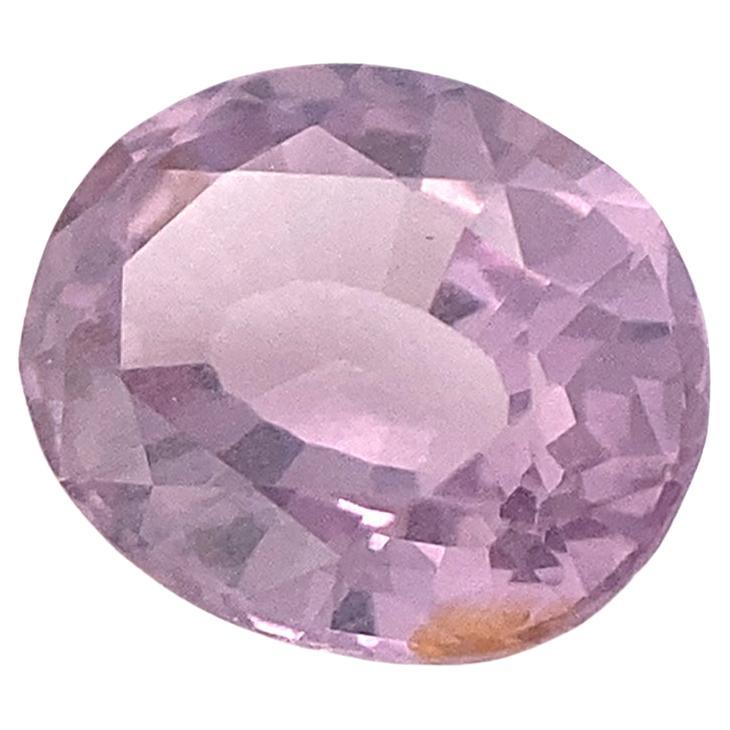 0.83ct Oval Lavender Purple Spinel from Sri Lanka Unheated For Sale