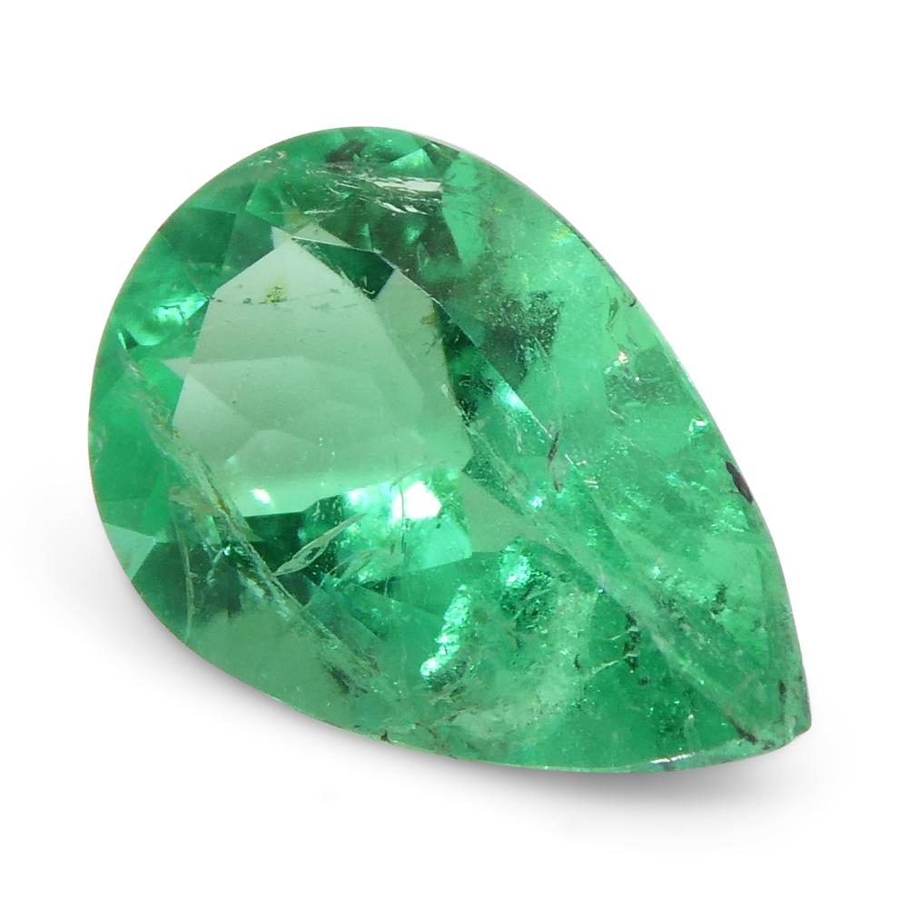 0,83 ct Esmeralda verde pera de Colombia en Nuevo estado para la venta en Toronto, Ontario