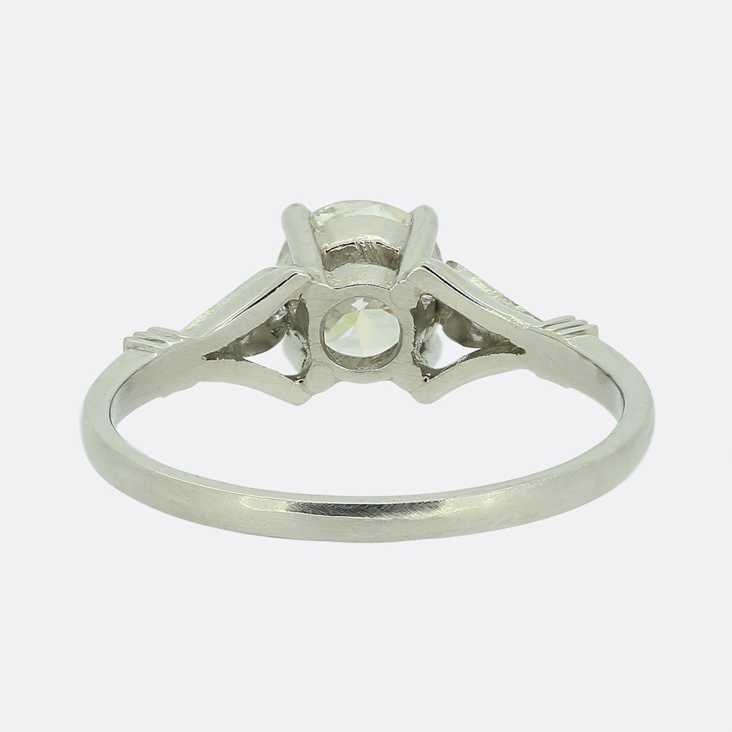 0,84 Karat Diamant Solitär Verlobungsring im Zustand „Gut“ im Angebot in London, GB