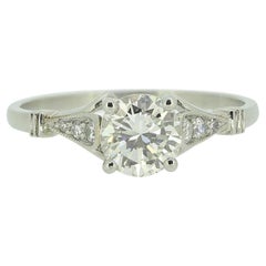 0.84 Carat Diamond Solitaire Engagement Ring