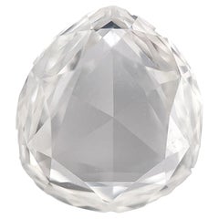 0,84 Quilates Diamante Brillante Pera Certificado Gia Color Si1 Claridad