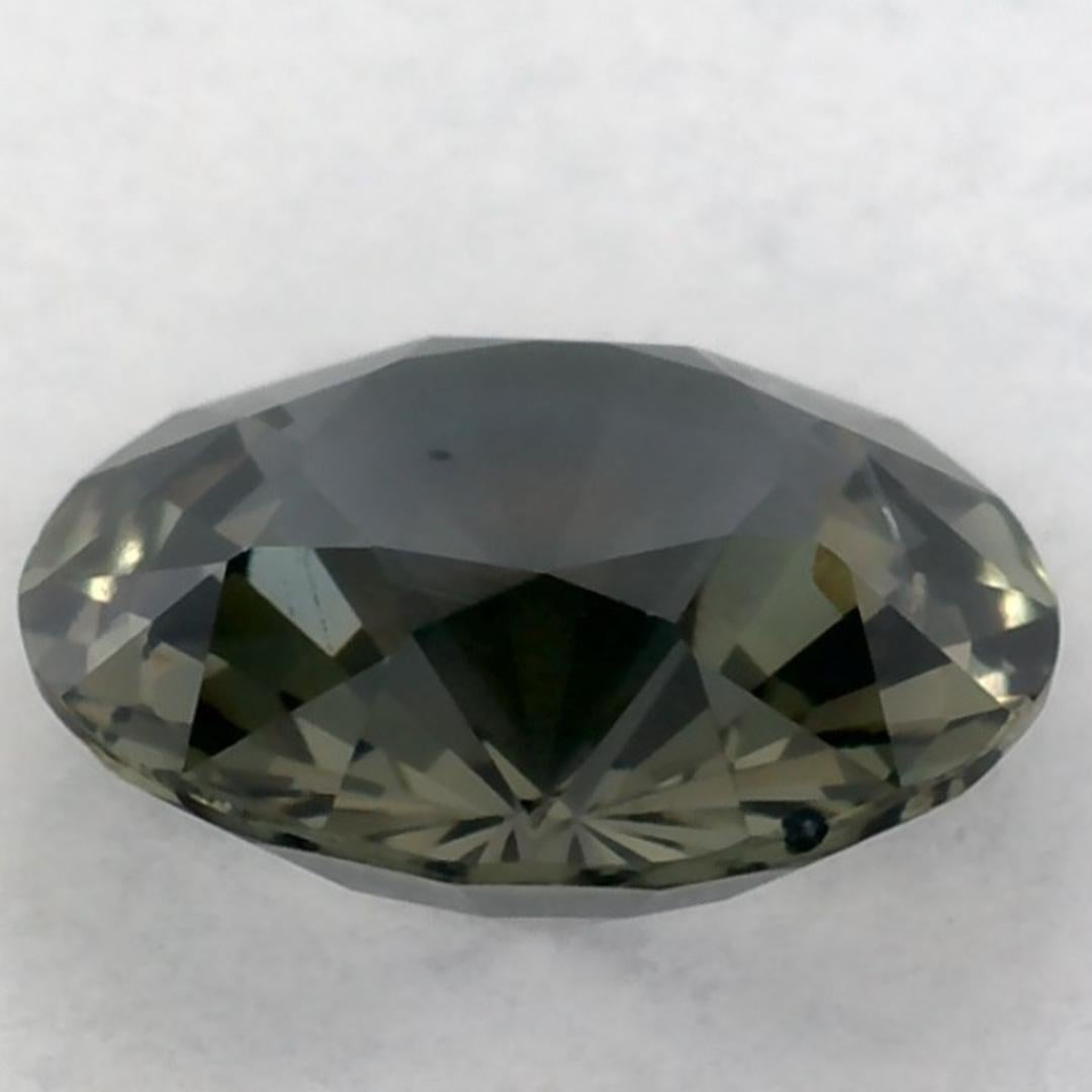 0.84 carati di zaffiro verde rotondo sfuso In condizioni Nuovo in vendita a Fort Lee, NJ